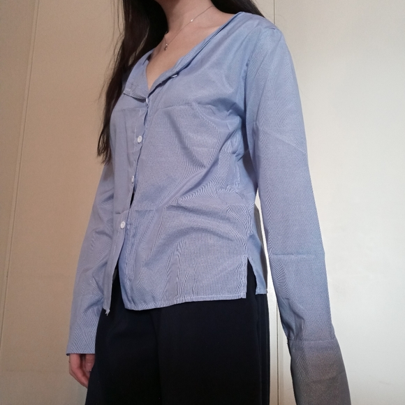 DONATED! Handmade Blue Shirt - Picture 3 of 7